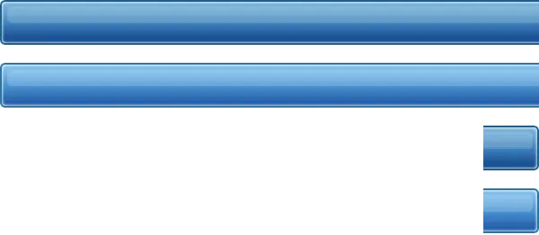An image with two large horizontal bars with rounded corners on the left, and two small horizontal bars with rounded corners on the right